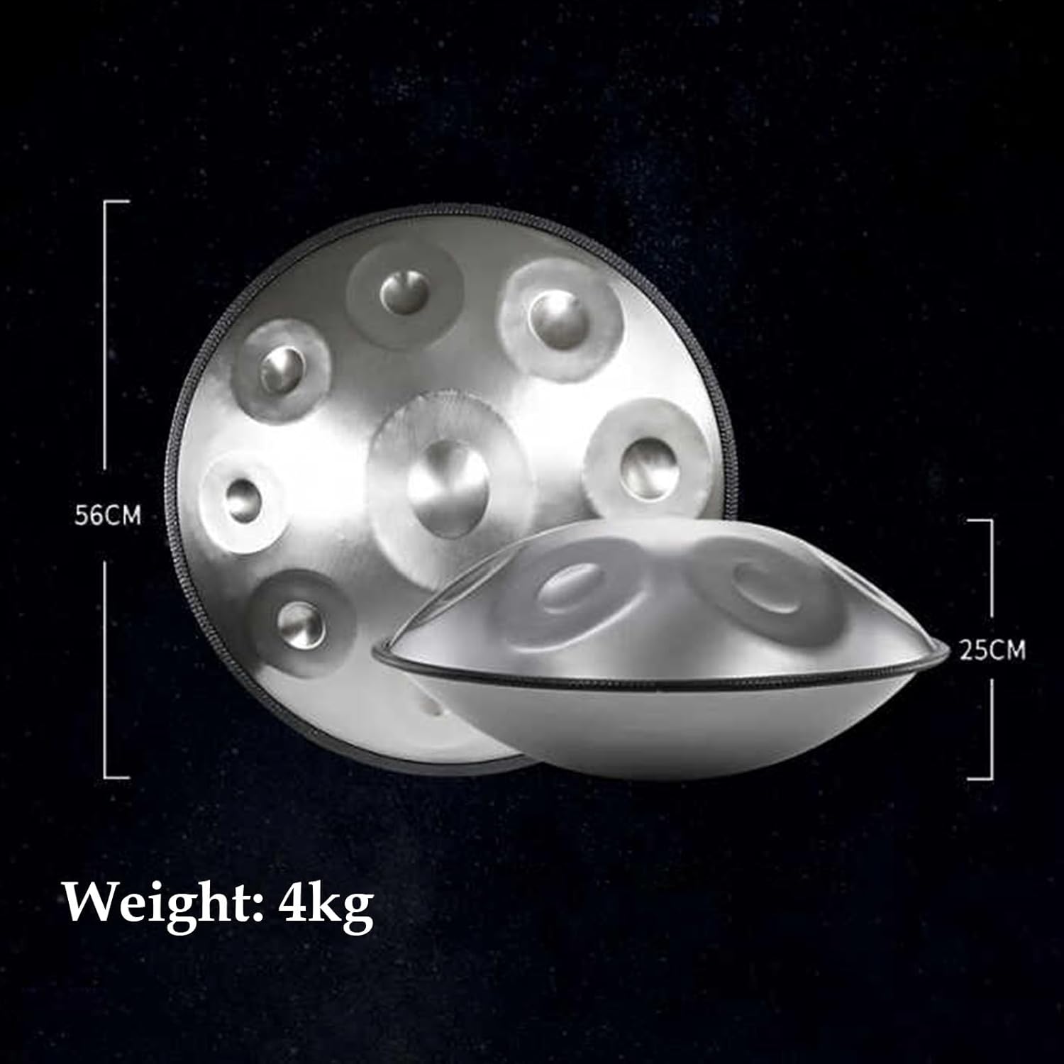 440Hz 10ノート ハンドパン スティールパン スチールドラム ハンド